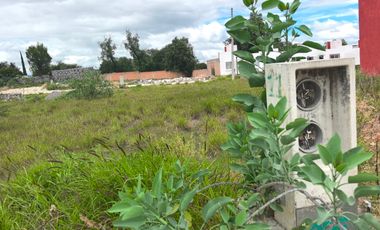 Terreno residencial en Los Chabacanos, San Juan del Río, Querétaro.