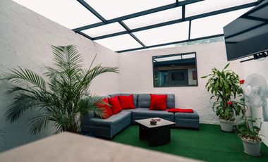 Venta de casa en condominio en Copilco Universidad ,  con mini bodega en la cochera