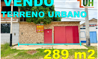 00691 - VENDO TERRENO URBANO YARINACOCHA - CERCA A AV. YARINACOCHA