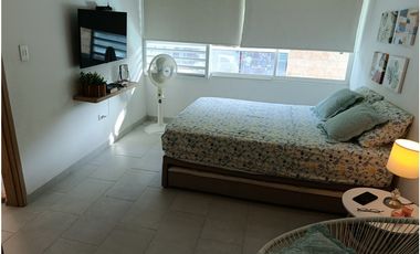 VENTA DE APARTAMENTO AMOBLADO DE 1 ALCOBA EN EL RODADERO SUR - VT166