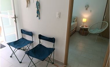 VENTA DE APARTAMENTO AMOBLADO DE 1 ALCOBA EN EL RODADERO SUR - VT166