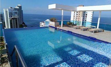 VENTA DE APARTAMENTO AMOBLADO DE 1 ALCOBA EN EL RODADERO SUR - VT166