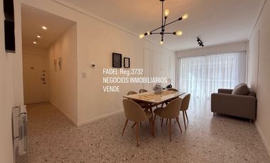 Av. Colón y Tucumán 3 ambientes al frente Amoblado