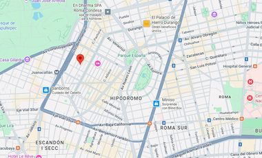 Departamento en venta, Col. Condesa, Alcaldía Cuauhtémoc