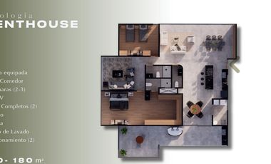 Penthouse en Venta Ruscello en Querétaro. Junto Club La Loma