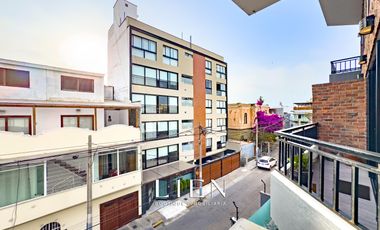Departamento con Terraza, a pasos de Barranco y Malecón costa Sur