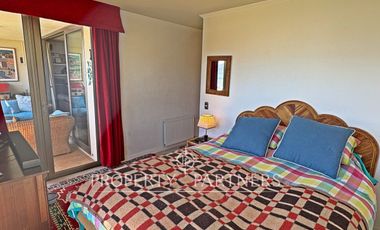 Departamento y piscina temperada frente al mar en Papudo