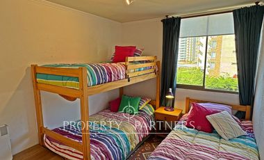 Departamento y piscina temperada frente al mar en Papudo