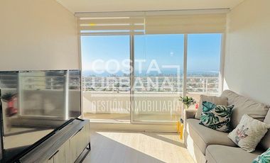 Departamento amoblado en Concón 2D | 2 B