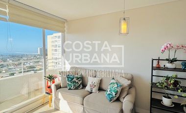 Departamento amoblado en Concón 2D | 2 B