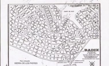 Terreno en venta - 632Mts2 - Sierra de Los Padres