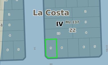 Terreno en venta - 398Mts2 - Mar del Tuyú