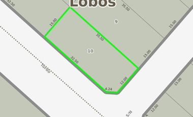 Terreno en venta - 528Mts2 - Lobos