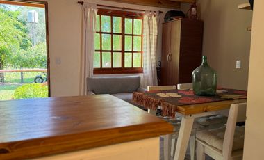 ¡Encantadora cabaña en un rincón escondido de Salvador María, Lobos!