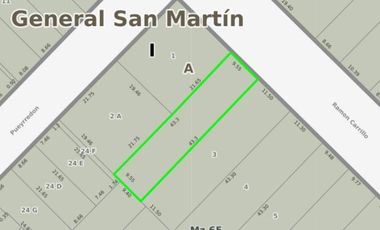Terreno en venta - 412Mts2 - General San Martín