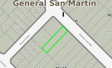 Terreno en venta - 412Mts2 - General San Martín