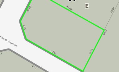 Terreno en venta - 995Mts2 - Mar Azul