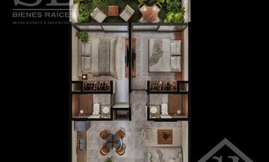 Departamento en Temozón Norte