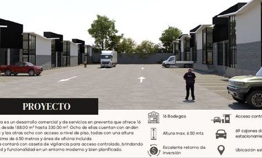 PREVENTA DE BODEGAS INDUSTRIAL-COMERCIAL, EXCELENTE UBICACION!