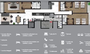 Preventa de departamentos en Lomas de Tecamachalco, Fuente de Juventud