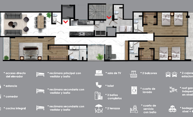 Preventa de departamentos en Lomas de Tecamachalco, Fuente de Juventud