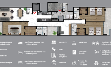 Preventa de departamentos en Lomas de Tecamachalco, Fuente de Juventud