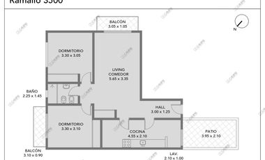 Ramallo 3500 - Saavedra - 3 amb doble balcon y patio - Muy luminoso