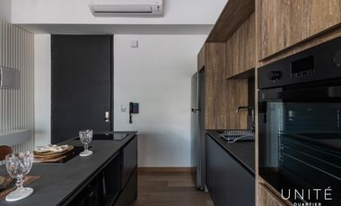 Excelente Loft amoblado con cochera en alquiler tradicional. Distrito Quartier, Retiro.