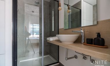 Excelente Loft amoblado con cochera en alquiler tradicional. Distrito Quartier, Retiro.