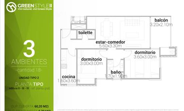 Departamento con parrilla propia y piscina en complejo cerrado