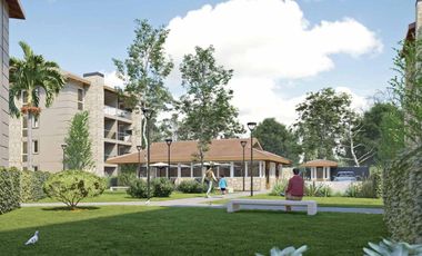 Departamento con parrilla propia y piscina en complejo cerrado