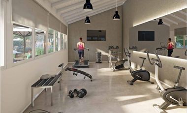 Departamento con parrilla propia y piscina en complejo cerrado