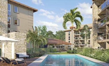 Departamento con parrilla propia y piscina en complejo cerrado