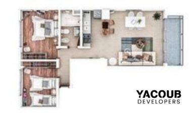 Departamento en venta - 1 Dormitorio  1 Baño - 65 mts2 - La Plata