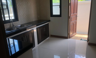 Single house for sale DeeProm Ville Nakhon Sawan project, newly renovated, 2-story detached house, community location. Next to Phahonyothin Road (High