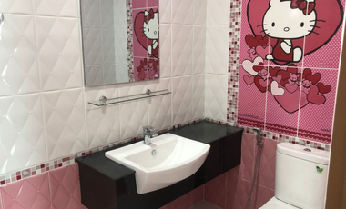 Single house for sale DeeProm Ville Nakhon Sawan project, newly renovated, 2-story detached house, community location. Next to Phahonyothin Road (High