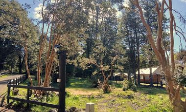 Venta terreno con casa, camino al Volcán Pucón
