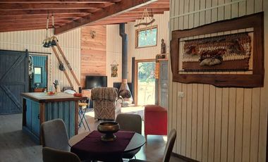 Venta terreno con casa, camino al Volcán Pucón