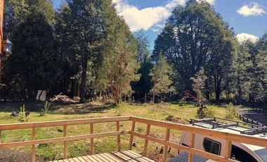 Venta terreno con casa, camino al Volcán Pucón