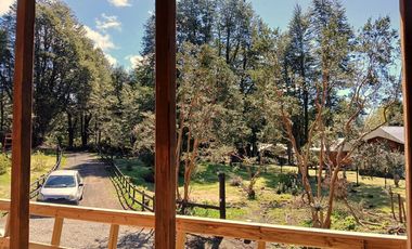 Venta terreno con casa, camino al Volcán Pucón