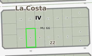 Terreno en venta - 450Mts2 - Mar del Tuyú