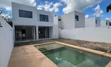 CASA EN VENTA MERIDA, SAN DIEGO CUTZ, PRIVADA PRADERAS DEL MAYAB, LISTA.