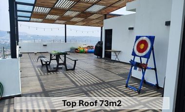 Venta Departamento con Roof Garden privado de 73.98 m² en Las Colonias, Atizapán