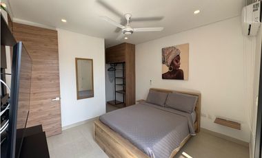 Apartamento amoblado en Pozos colorados