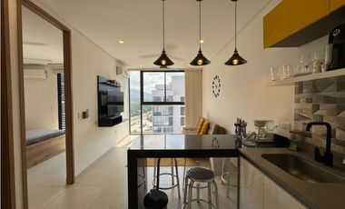 Apartamento amoblado en Pozos colorados