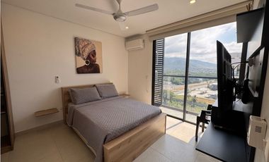 Apartamento amoblado en Pozos colorados