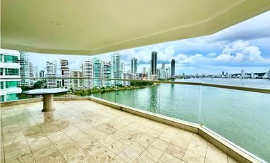 VENDO EN CARTAGENA PENTHOUSE FRENTE A LA BAHA DE CASTILLOGRANDE