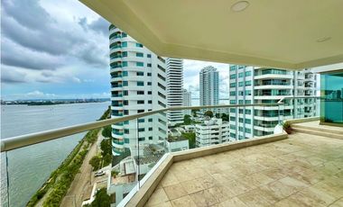 VENDO EN CARTAGENA PENTHOUSE FRENTE A LA BAHA DE CASTILLOGRANDE