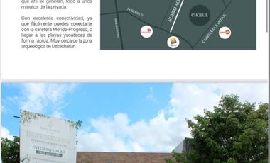 Casa con piscina y amplio jardin, en Botánico Privada Residencial, Conkal.