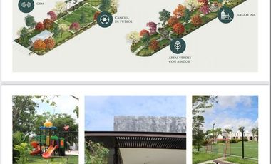 Casa con piscina y amplio jardin, en Botánico Privada Residencial, Conkal.